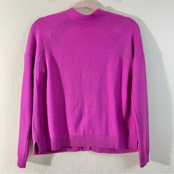 J. Jill Cotton Blend Long Sleeve Button Front Sweater Cardigan Small Pockets - Picture 2 of 10